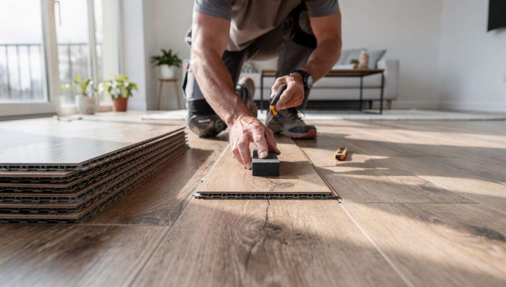 Vinylboden ohne Handwerker verlegen: Worauf Anfänger unbedingt achten sollten