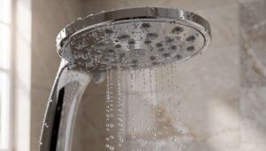 Duschkopf entkalken: Warum Installateure vom Essig-Beutel-Trick mittlerweile abraten