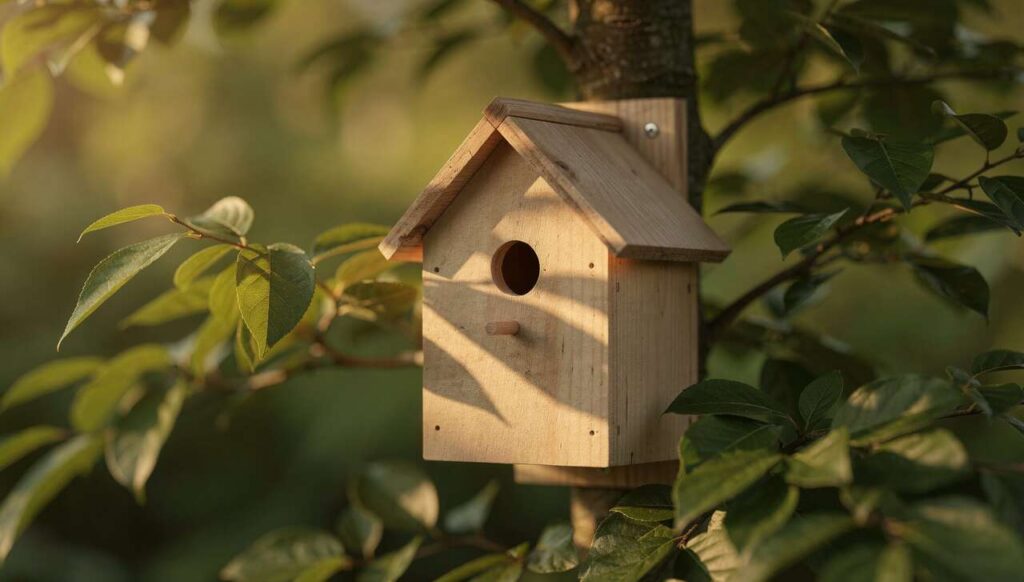 Praktische Bauanleitungen für ein Zuhause für Meise, Kleiber und Co.