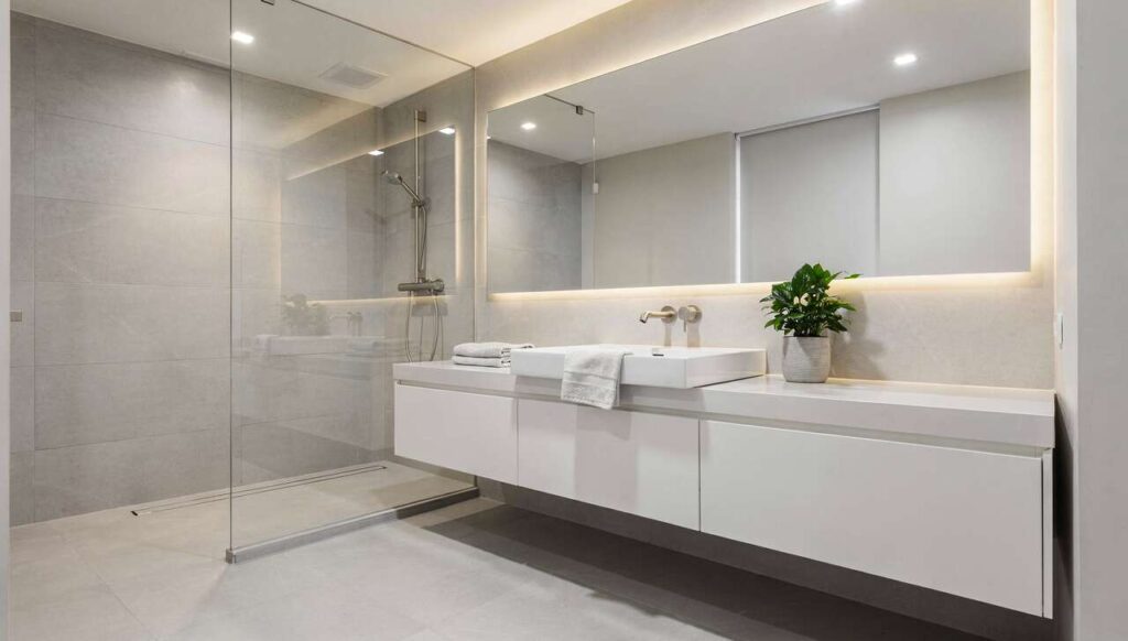 Badezimmer renovieren ohne Stemmen: Drei Methoden im Kostenvergleich 2026