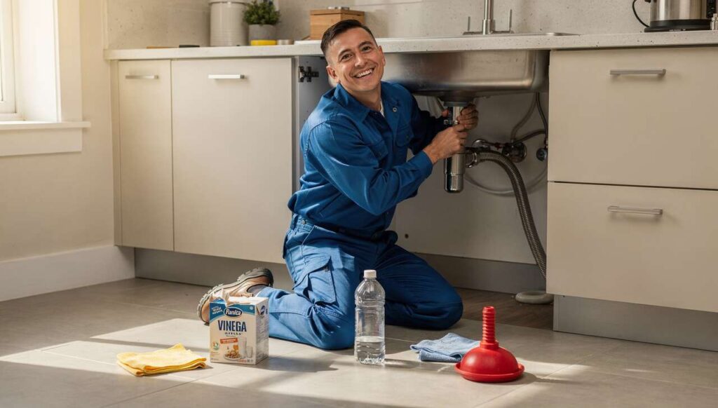 Ein Klempner verrät, welches Hausmittel den Abfluss in Sekunden befreit