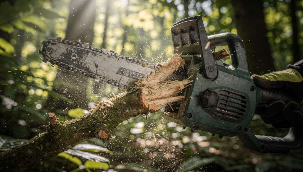 Mini-Kettensägen im Test – kompakt, kräftig und manchmal gefähr­lich