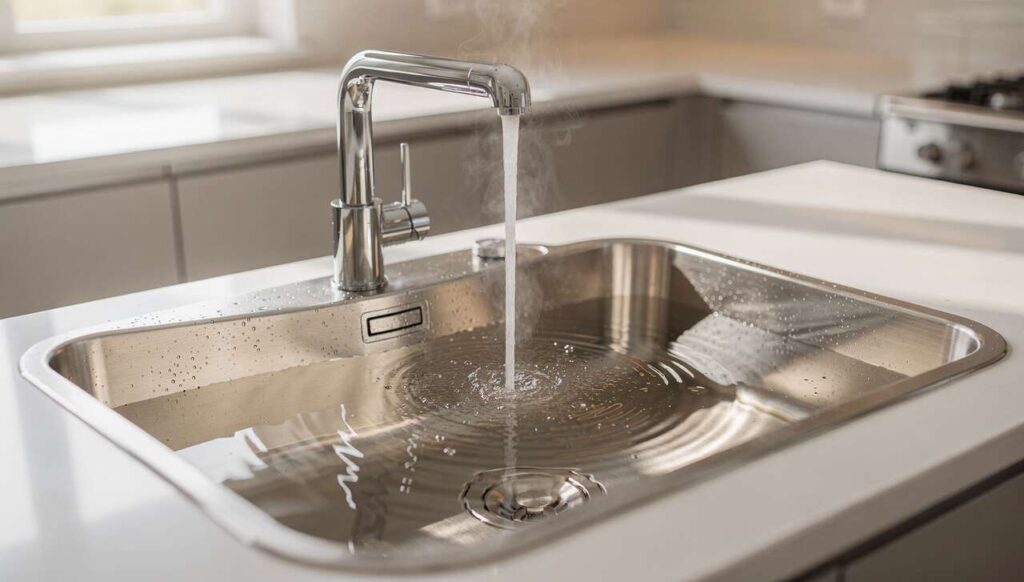 Heißes Wasser in den Abfluss: Warum Klempner es einmal pro Woche empfehlen