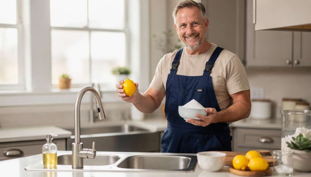 Ein Klempner erklärt, warum Zitronensaft und Backpulver im Abfluss wirklich wirken
