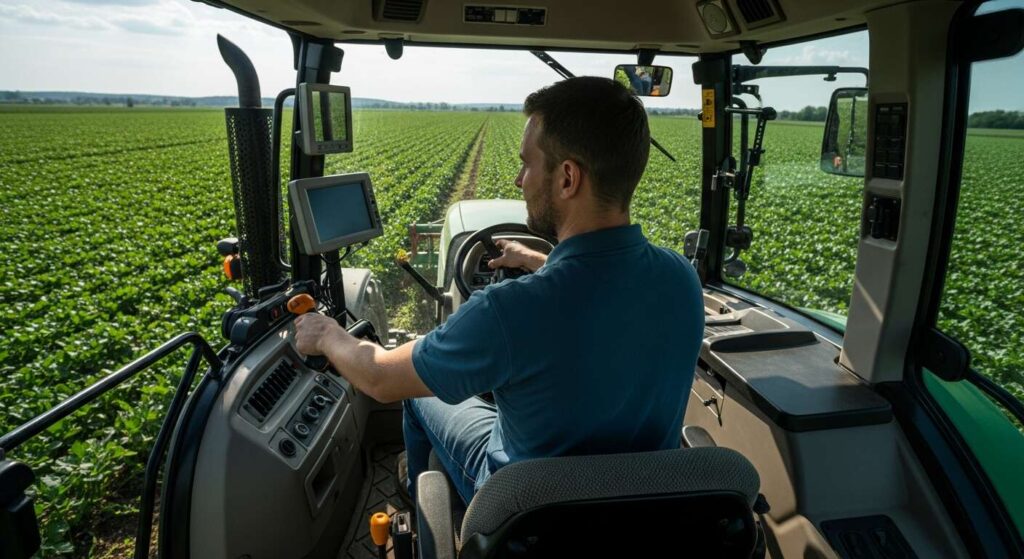 High-End im Schlepper: So rüsten Landwirte ihre Traktor-Kabinen auf
