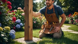 Gartenzaun aus Holz: Warum Zimmerer diesen Fehler beim Einbetonieren fast immer sehen