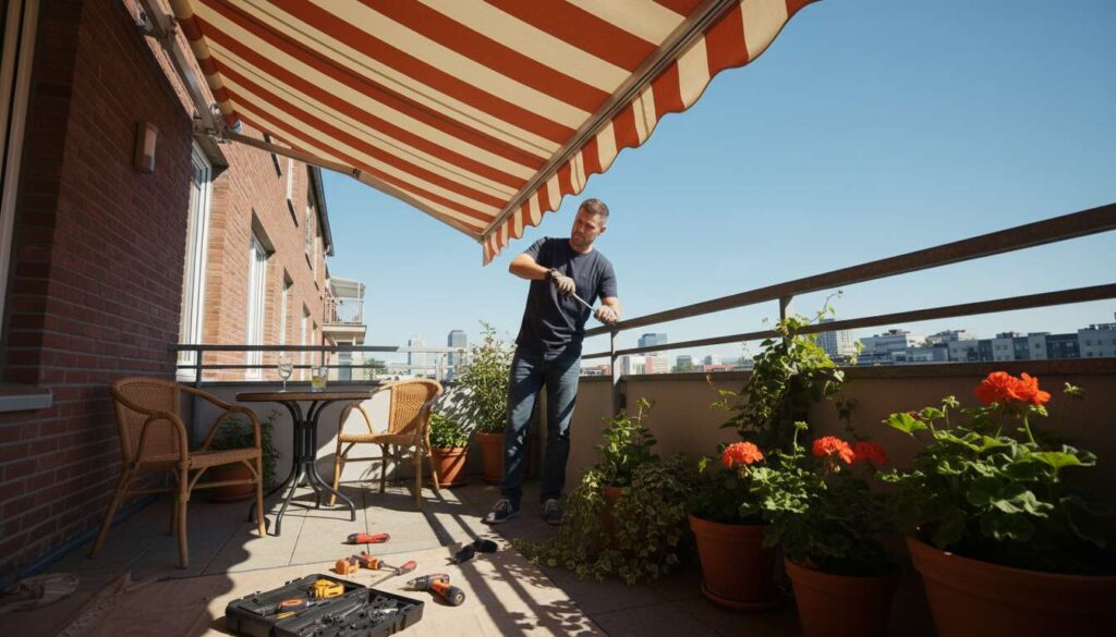 Markise montieren ohne Bohren: Hält die Klemmmarkise wirklich bei Wind und Regen?